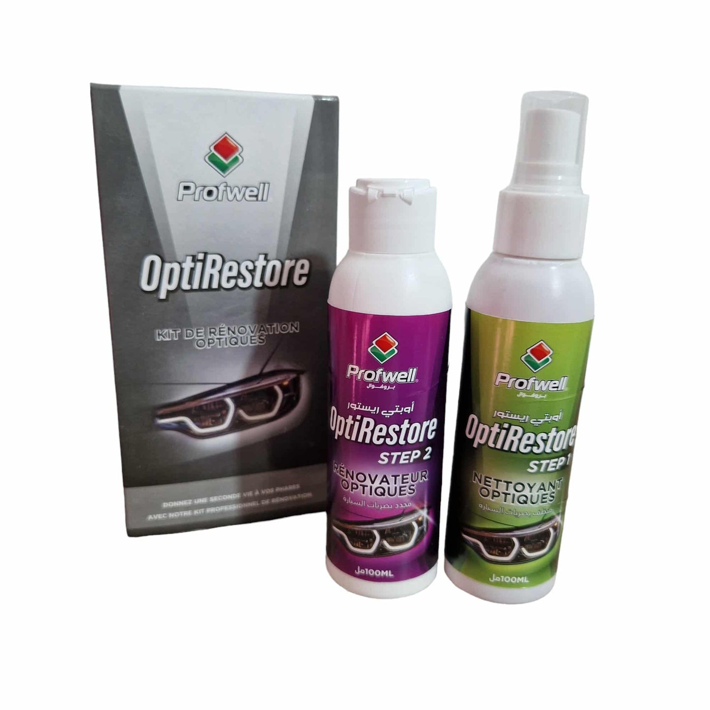 Kit Rénovation Optiques -  مجدد اضواء السيارة
